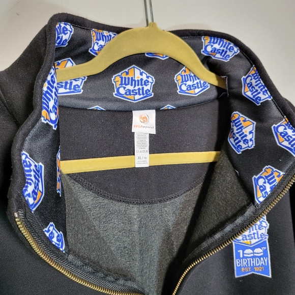 WHITE CASTLE NWOT Men's Pullover | size XL | Quarter Zip | Logo - Picture 3 of 10